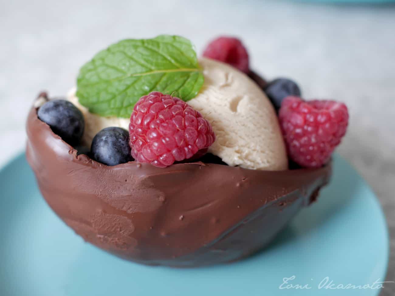 vegan chocolate bowl