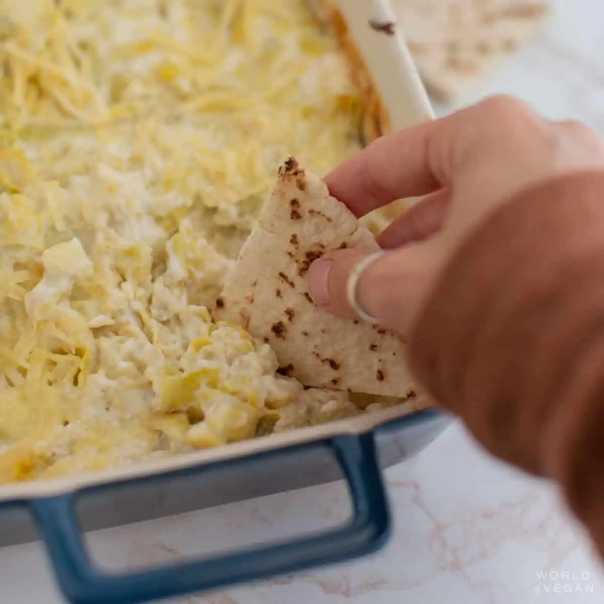 Vegan Artichoke Dip {Easy + Dairy-Free}