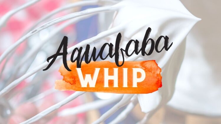 Aquafaba Whipped Cream