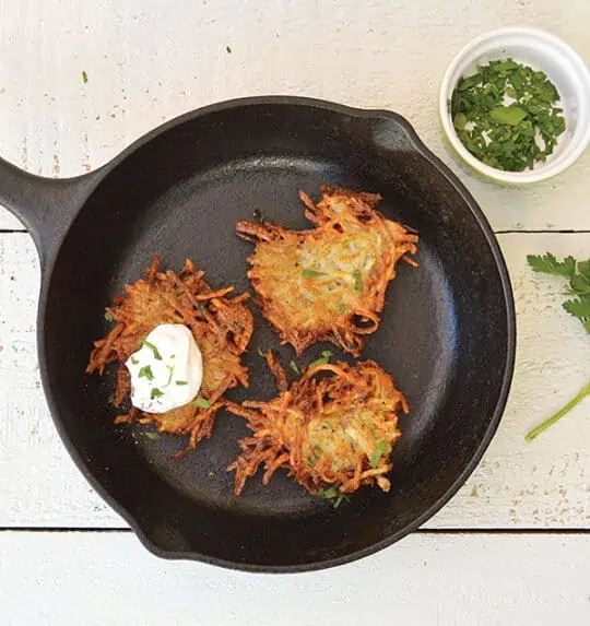 vegan latkes