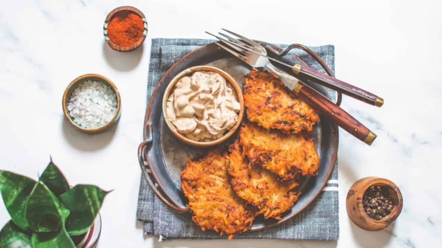 Vegan Latkes Hanukkah Appetizer Recipe