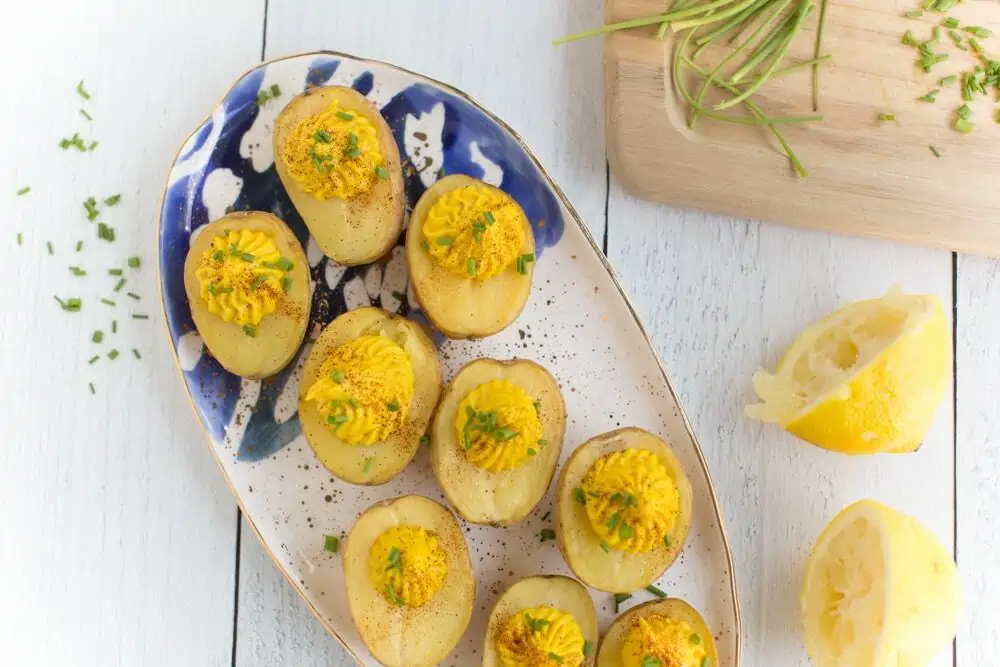 Vegan Deviled Potatoes