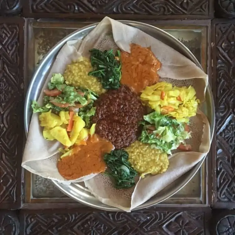 Vegan Ethiopian Food Photo