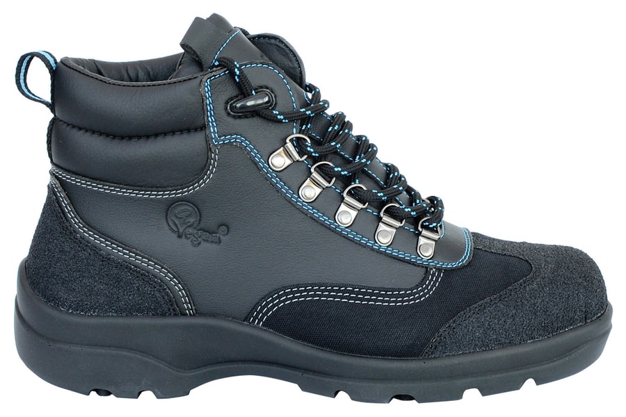 Black vegan hiking boots from Eco Vegan Shoes. 