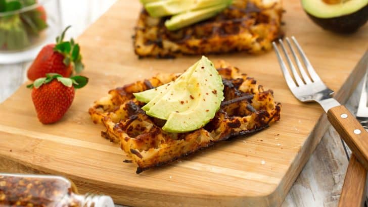 Level-Up Your Breakfast Game With Vegan Hash Brown Waffles