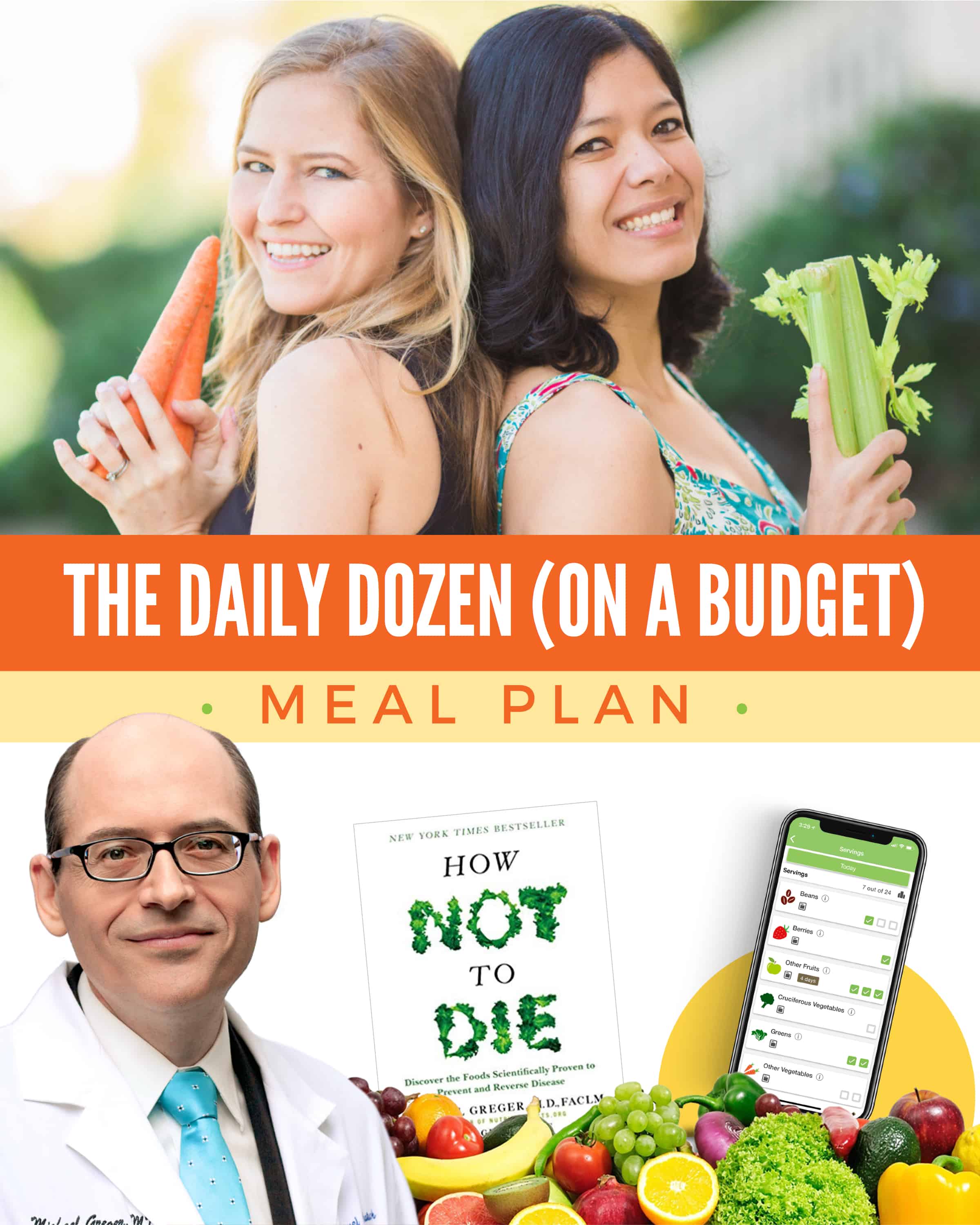 World of Vegan | meal plan daily dozen cover dr greger