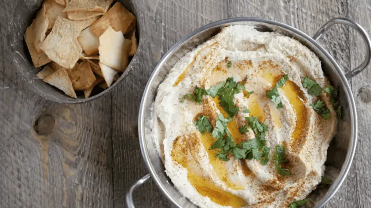 Oil-Free Hummus Recipe | WorldofVegan.com | #vegan #hummus #recipe #vegetarian #healthy