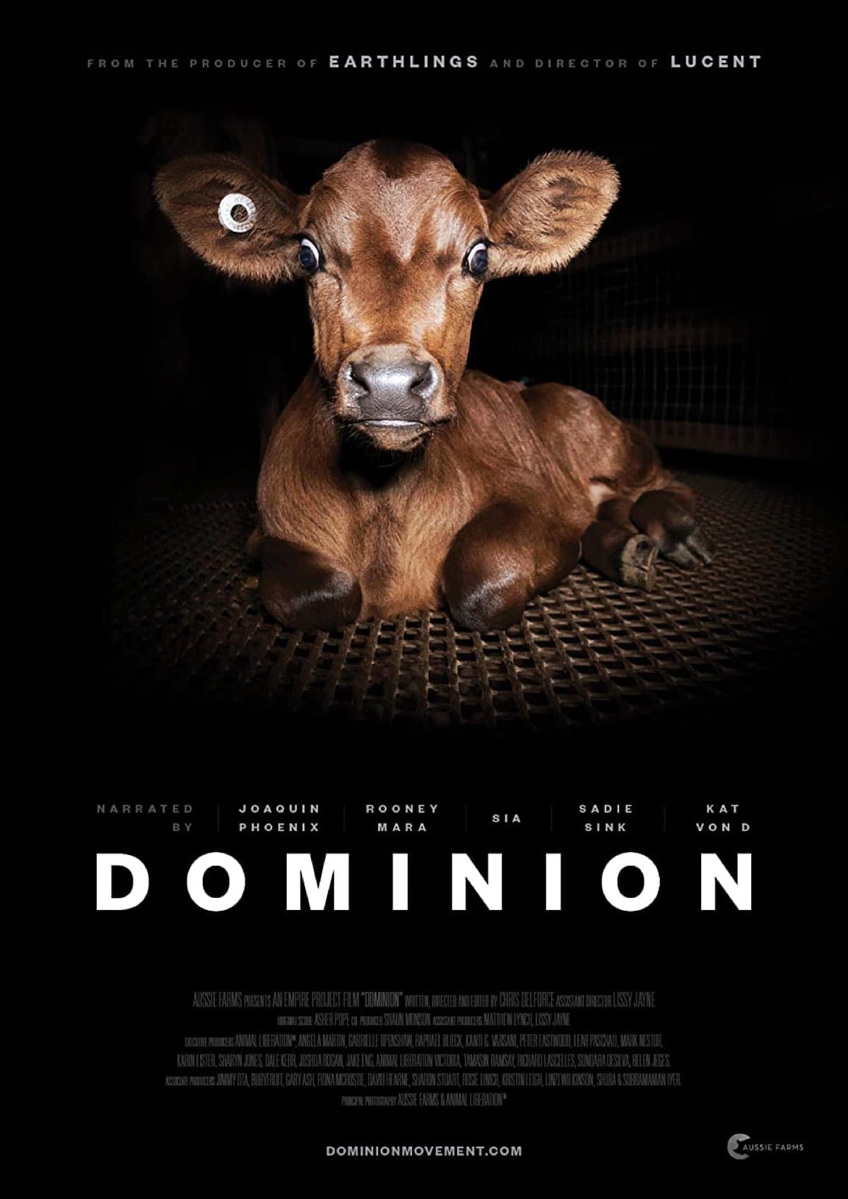 Dominion animal rights documentary featuring Joaquin Phoenix. 