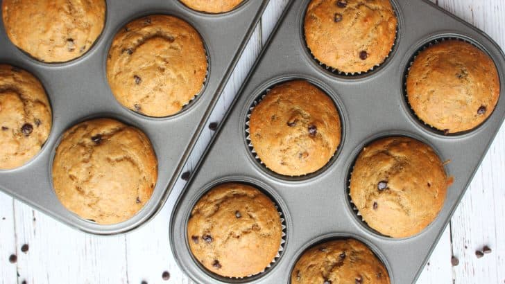 Chocolate Chip Banana Muffins