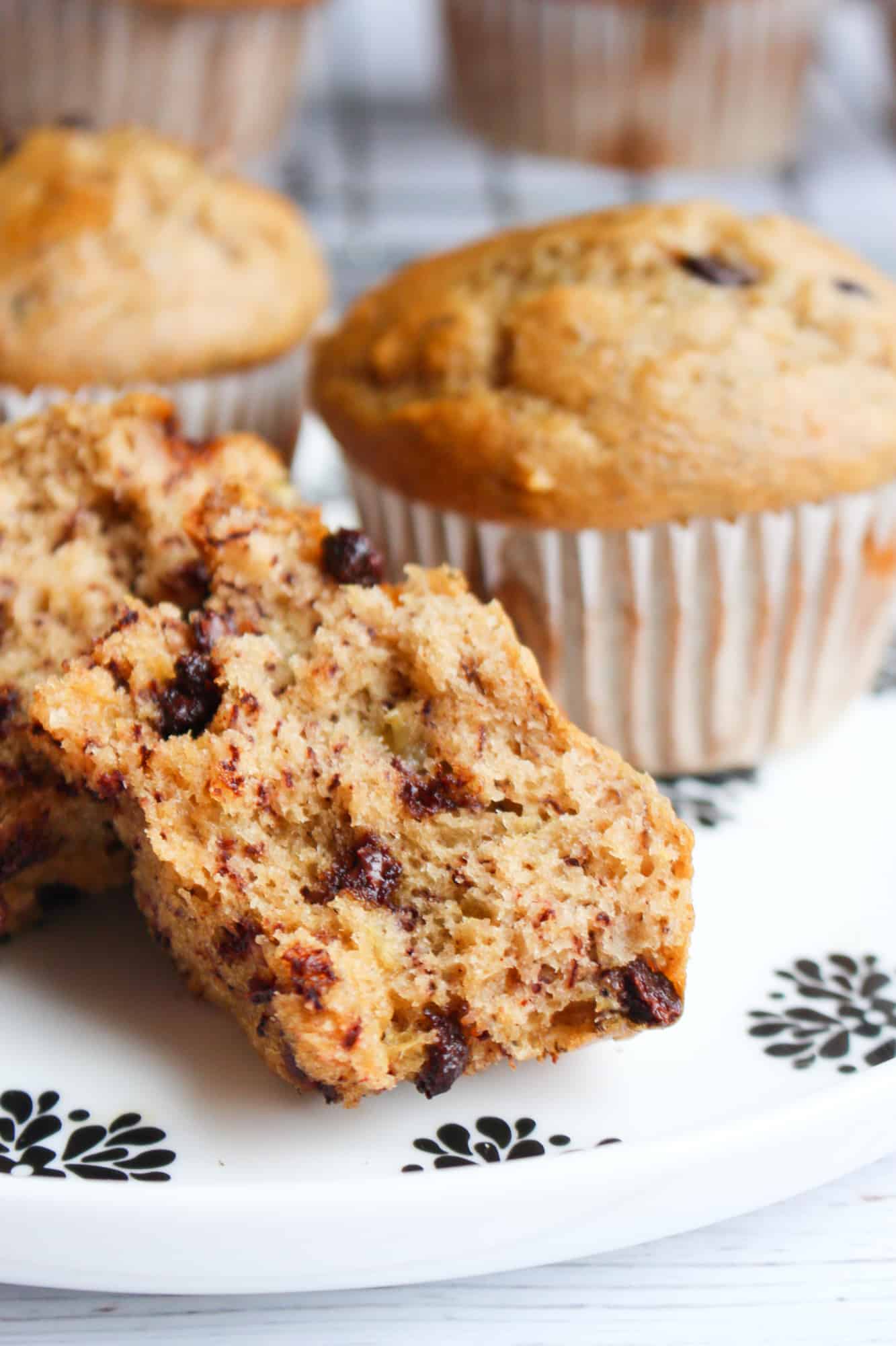 Chocolate Chip Banana Muffins