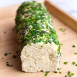 Vegan Cheese Log | Holiday Recipe | WorldofVegan.com | #vegan #cheese #holiday #plantbased