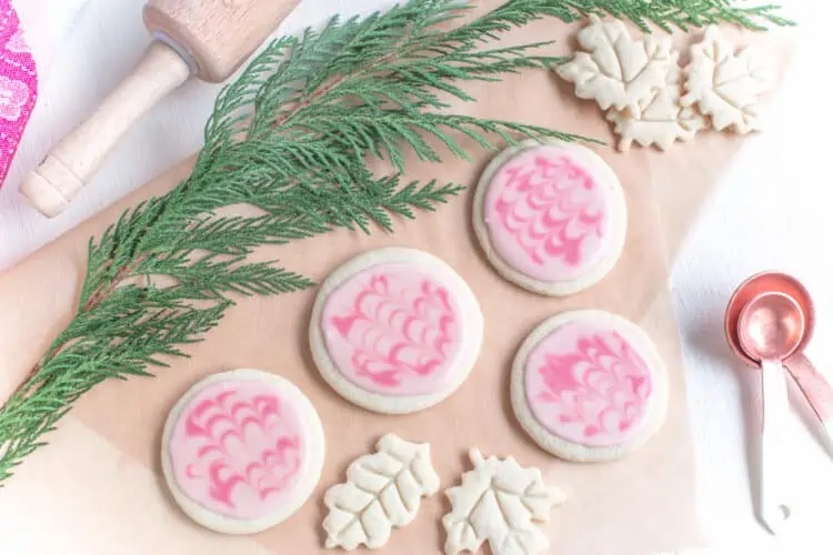 Vegan Sugar Cookies With Icing | Super-Easy Holiday Recipe | WorldofVegan.com | #vegan #holiday #cookies #recipe #baking