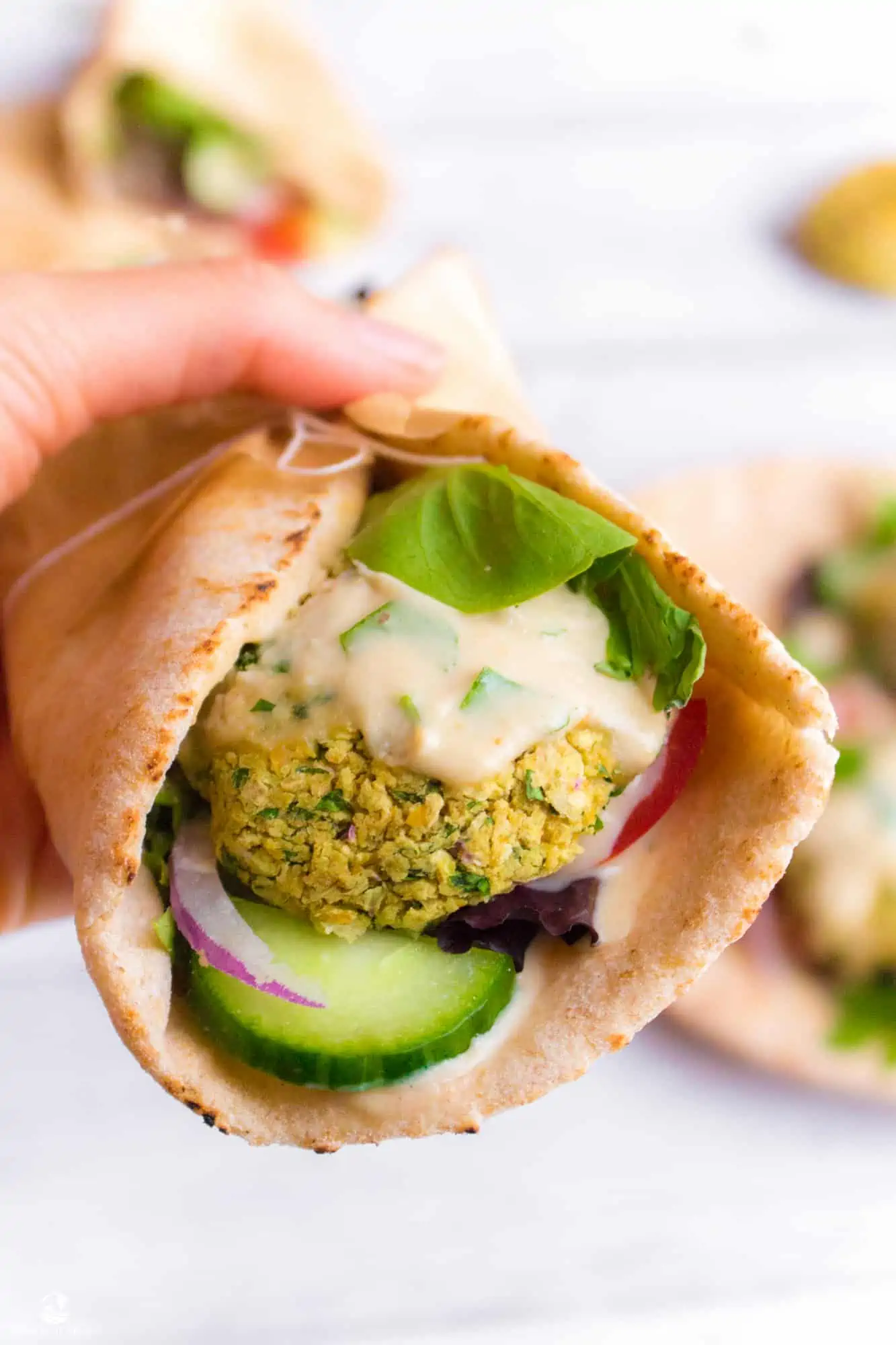 How To Make A Classic Falafel Wrap - SO VEGAN