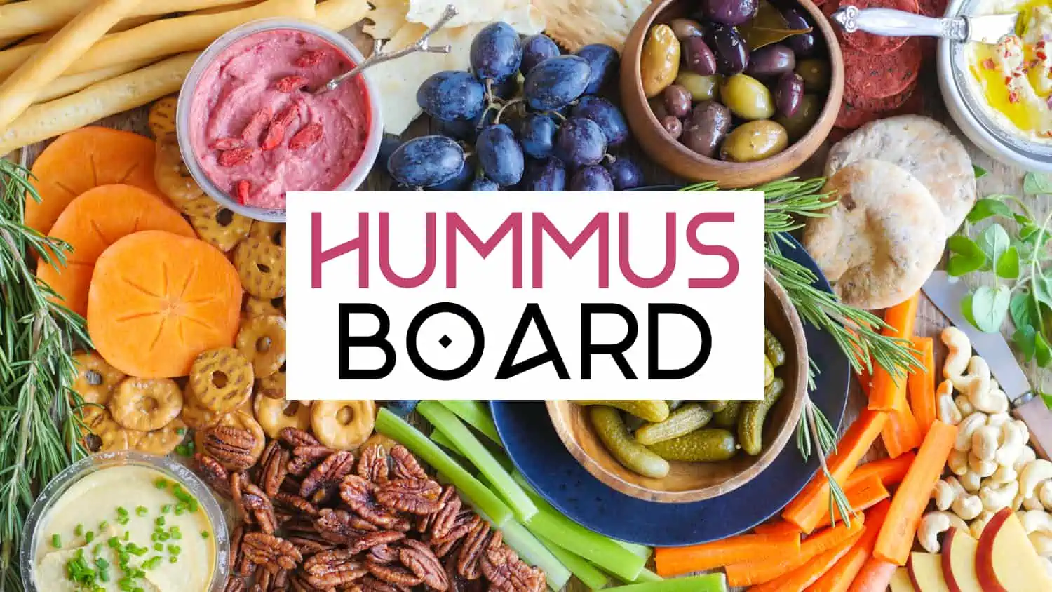 DIY Vegan Hummus Board | World of Vegan