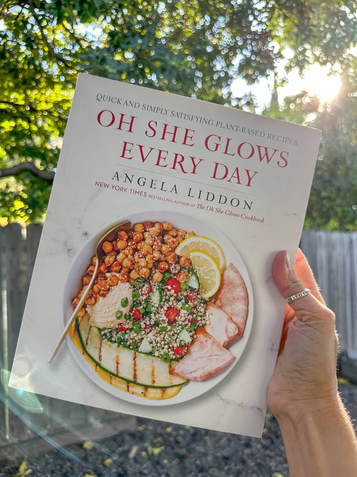 Cover art for Oh She Glows Every Day by Angela Liddon.