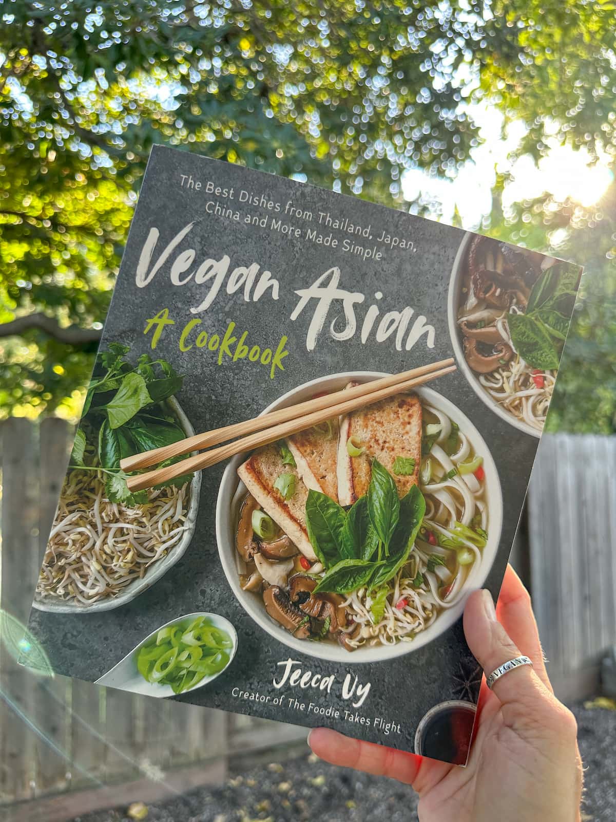 Cover art for Vegan Asian by Jeeca Uy.