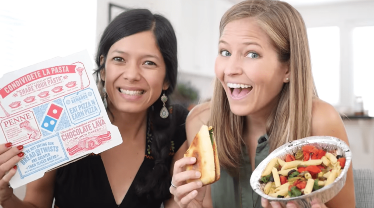 Vegan at Dominos Pizza with Toni Okamoto and Michelle Cehn | World of Vegan | #pizza #vegan