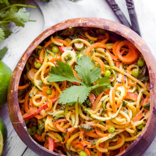 Fresh Zucchini Noodle Bowl Nutrient Dense & Delicious