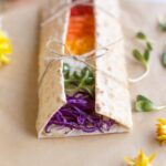 Rainbow Wraps | Hummus on California Lavash With Colorful Veggies | WorldofVegan.com | #vegan #vegetarian #rainbow #pride #healthy