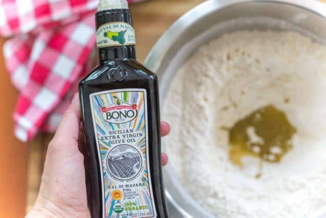 bono olive oil used for making focaccia