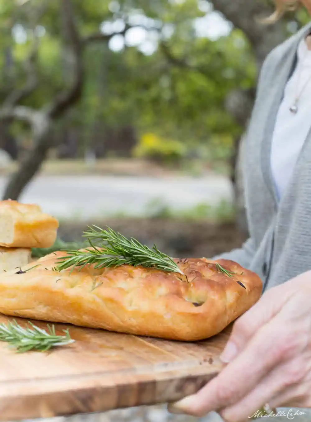 Easy Vegan Focaccia Bread | WorldofVegan.com | #vegan #focaccia #bread #recipe #homemade #food