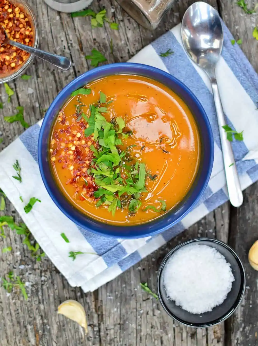 One-Pot Sweet Potato Soup | Easy Vegan Dinner Recipe | World of Vegan | #sweetpotato #soup #healthy #easy #onepot #worldofvegan