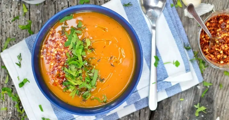 One-Pot Sweet Potato Soup | Easy Vegan Dinner Recipe | World of Vegan | #sweetpotato #soup #healthy #easy #onepot #worldofvegan