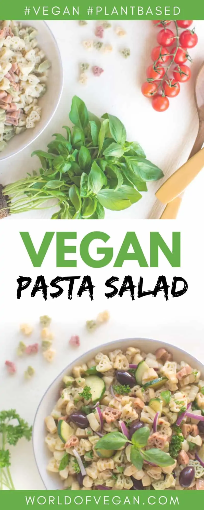 The BEST Vegan Pasta Salad | WorldofVegan.com