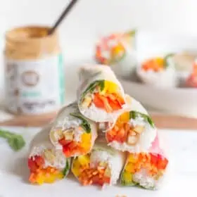 rainbow spring rolls