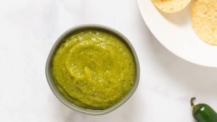 Tomatillo Salsa | Easy Vegan Appetizer