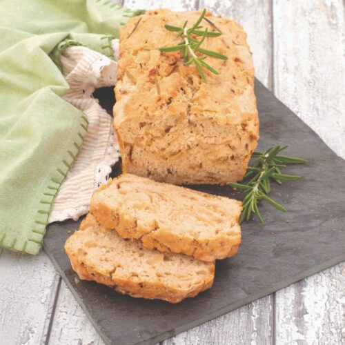 Rosemary Beer Bread Recipe | Homemade Bread | World of Vegan | #bread #rosemary #beer #homemade #baking #vegan #worldofvegan