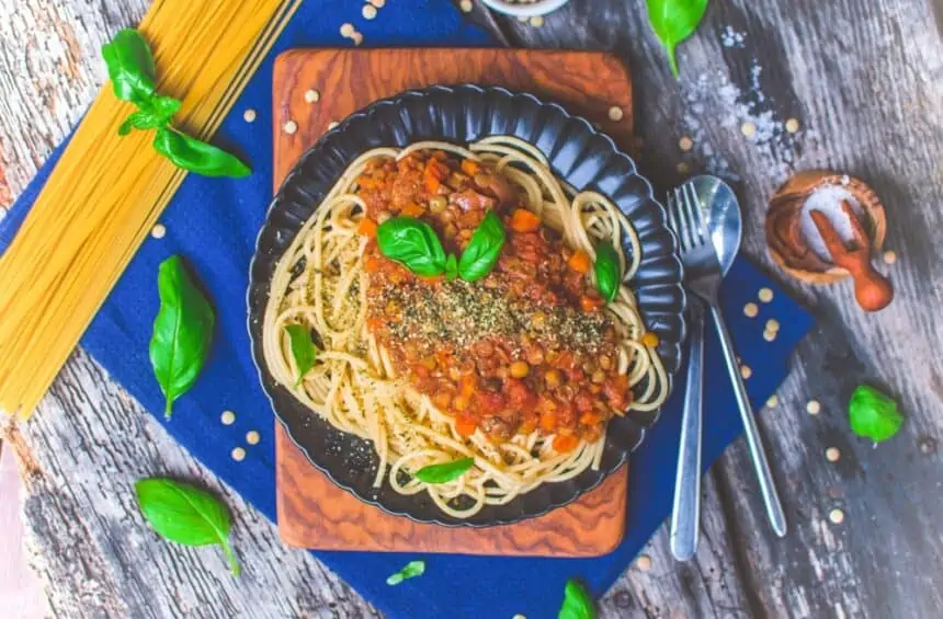 Vegan Lentil Bolognese Pasta Recipe | Protein-Packed Sauce | World of Vegan | #bolognese #vegan #sauce #pasta #protein #italian #dinner #worldofvegan