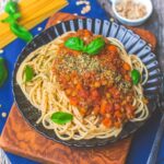 Vegan Lentil Bolognese Pasta with a Protein-Packed Sauce