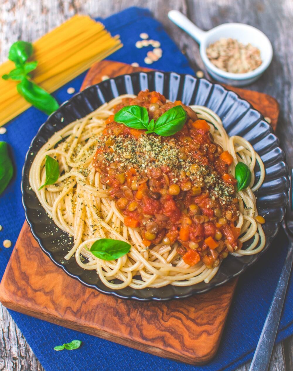 Vegan Lentil Bolognese Pasta Recipe | Protein-Packed Sauce | World of Vegan | #bolognese #vegan #sauce #pasta #protein #italian #dinner #worldofvegan
