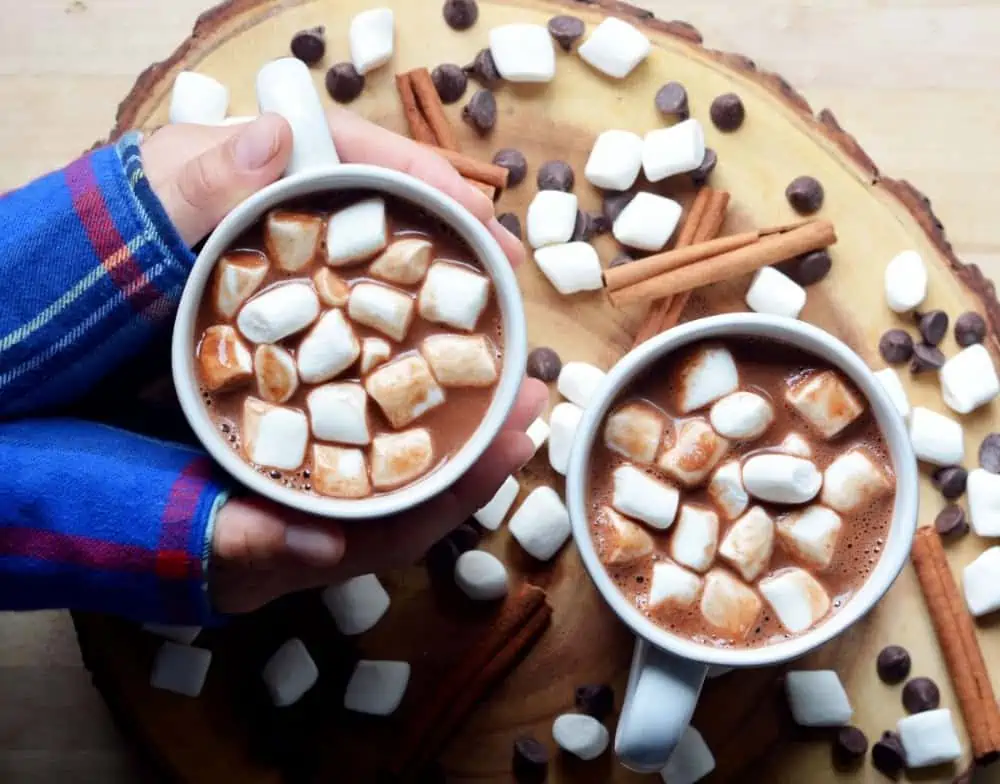 Cozy Spiced Vegan Hot Chocolate