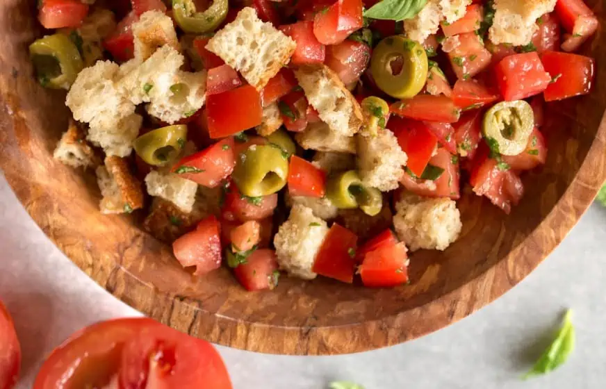 Vegan Italian Tomato Salad {Plant-Based & Dairy-Free}