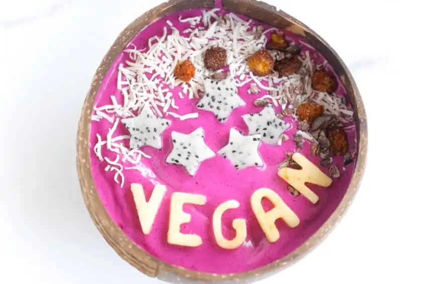 Pink Dragonfruit Smoothie Bowl World of Vegan