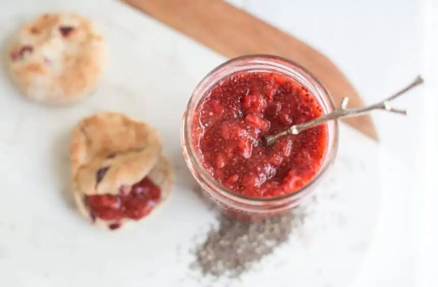 Homemade Strawberry Chia Jam | World of Vegan Recipe