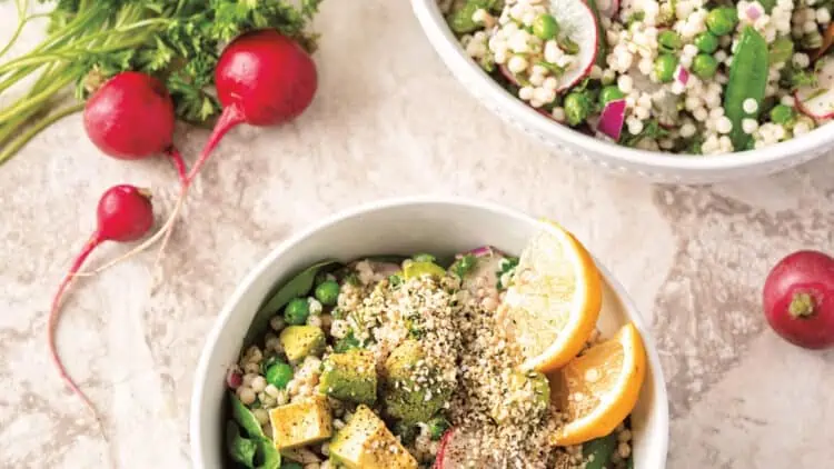 Israeli Couscous Salad—Great for Meal Prep!