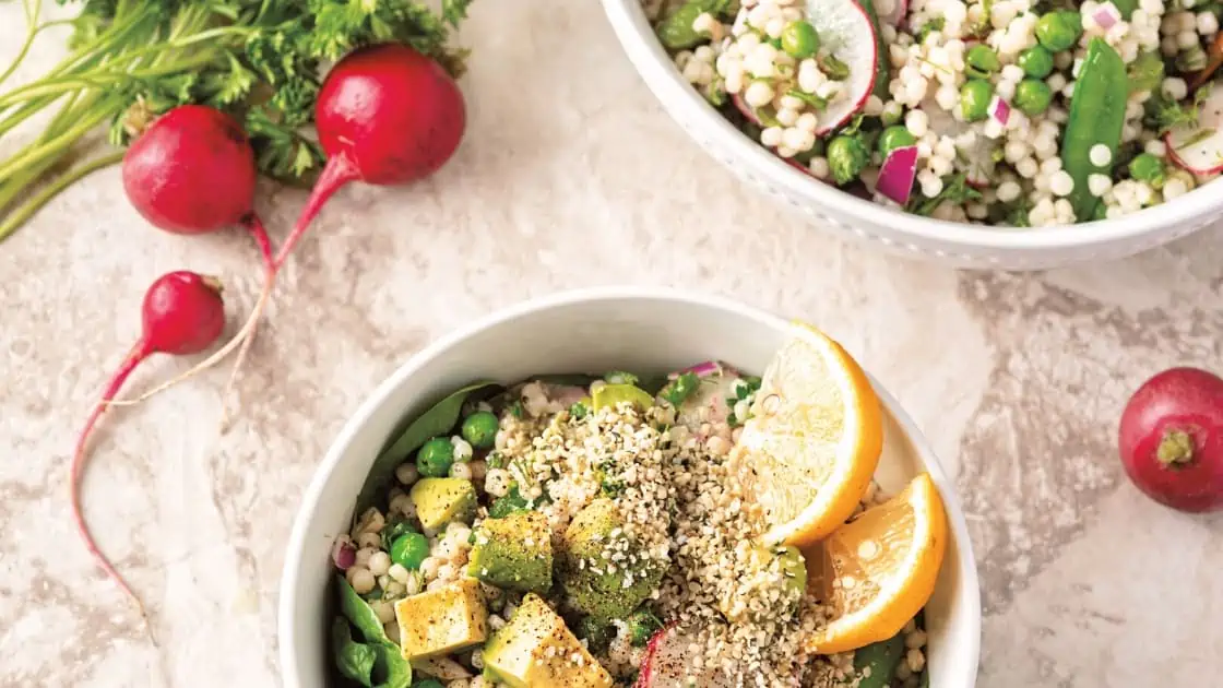 Israeli Couscous Salad—Great for Meal Prep!