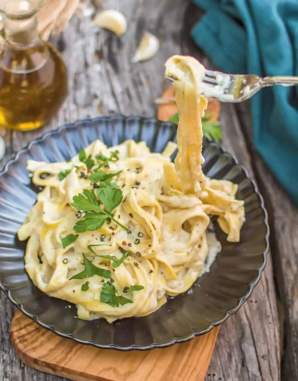 Vegan Fettuccini Alfredo