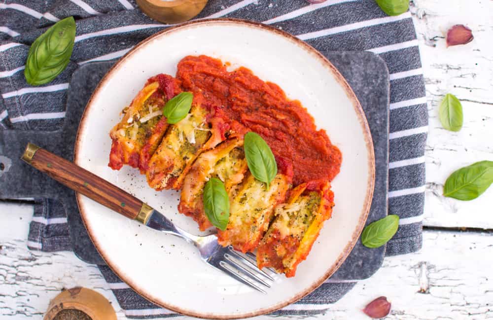 Vegan Stuffed Shells with Tofu Ricotta Cheese