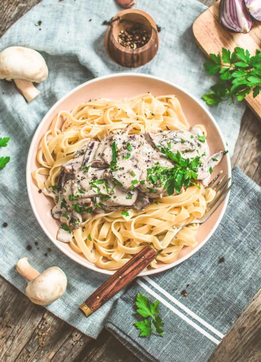 Ultra Creamy Vegan Stroganoff | World of Vegan