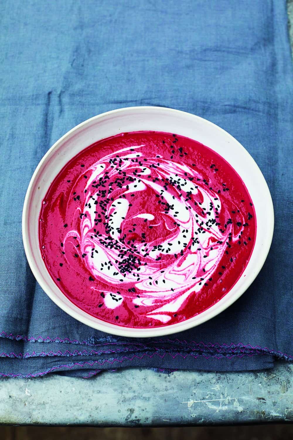 Indian Inspired Beet and Ginger Soup