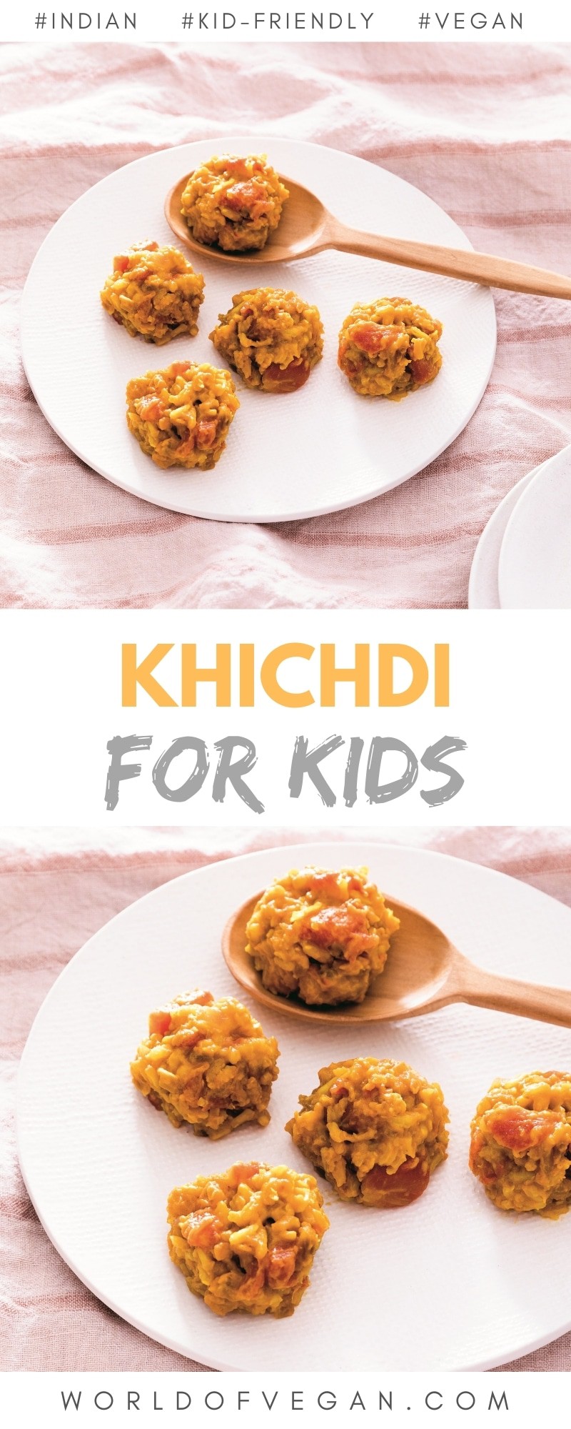 Khichdi Kid Friendly Indian Lentils & Rice Balls