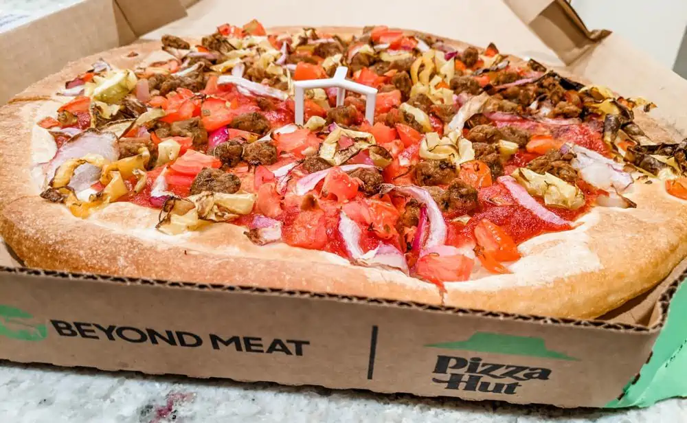 Pizza Hut's New Vegan Beyond Meat Pizza