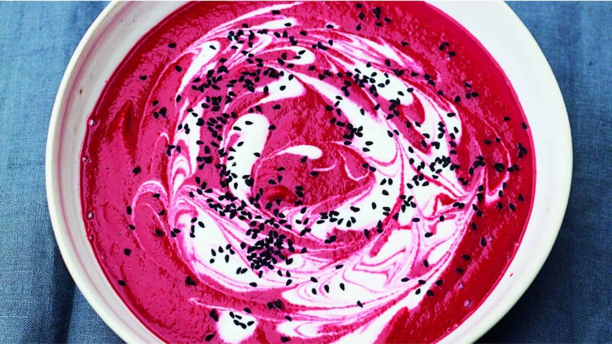 Creamy Pink Beetroot Soup — The Best Warming Vegan Soup With Beets!