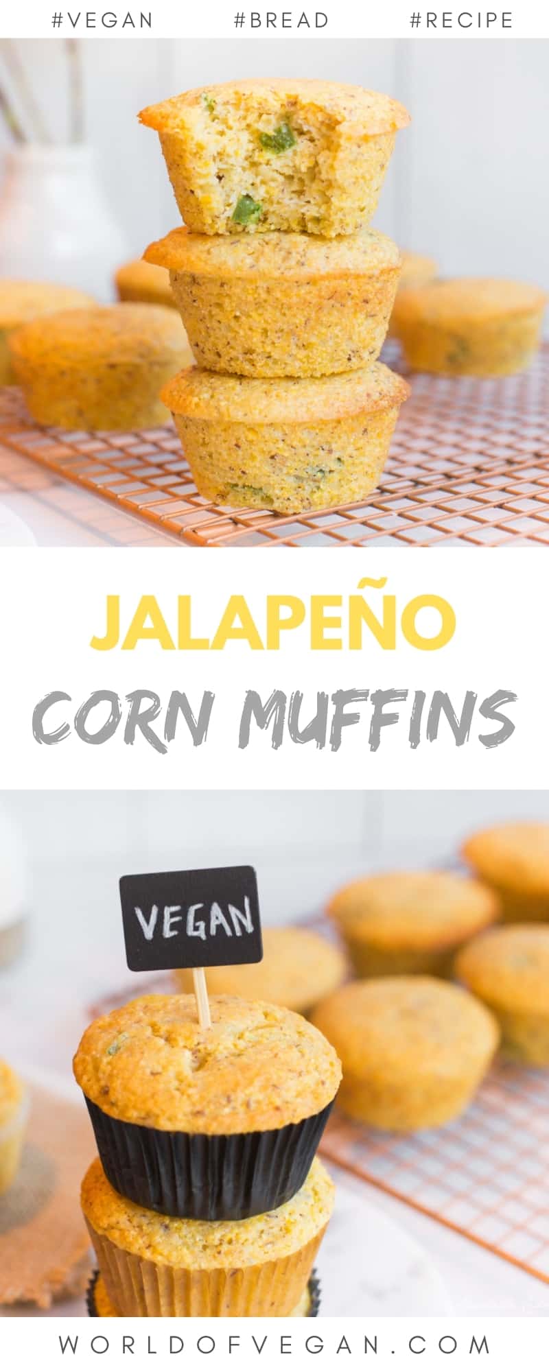 Best Vegan Jalapeno Cornbread Muffins Recipe