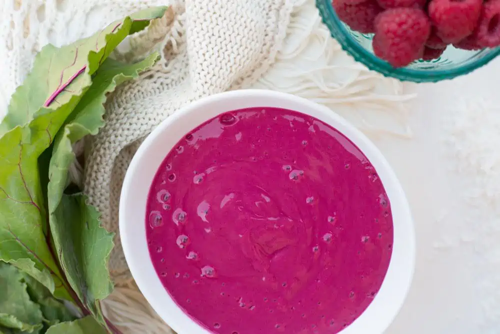 Pink Beet Smoothie Bowl World of Vegan