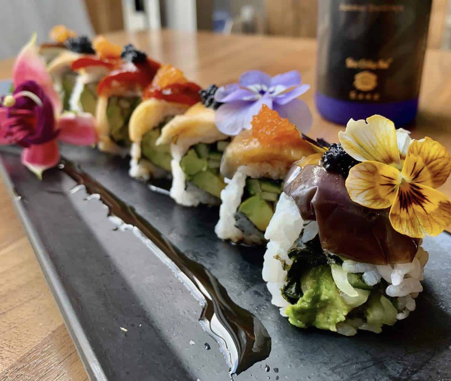 Shizen vegan sushi restaurant in sf california